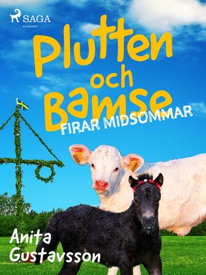 cover image of Plutten och Bamse firar midsommar
